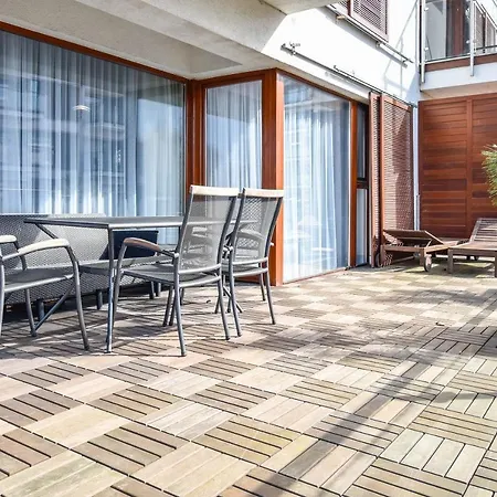 公寓 Apartament Z Sypialnia, Parkingiem I Tarasem 46M *